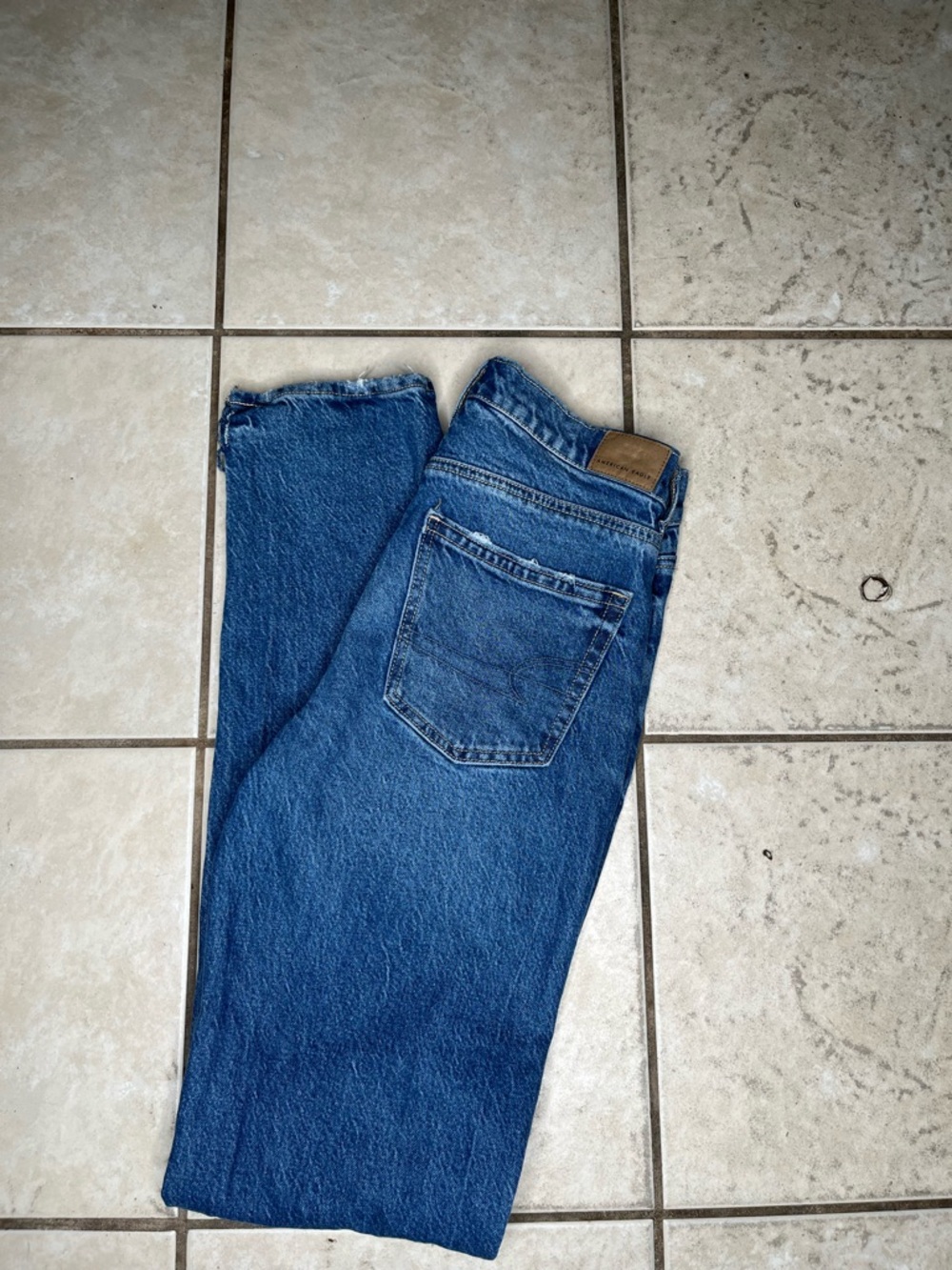 American Eagle Outfitters Men’s Straight Blue Denim Jeans
